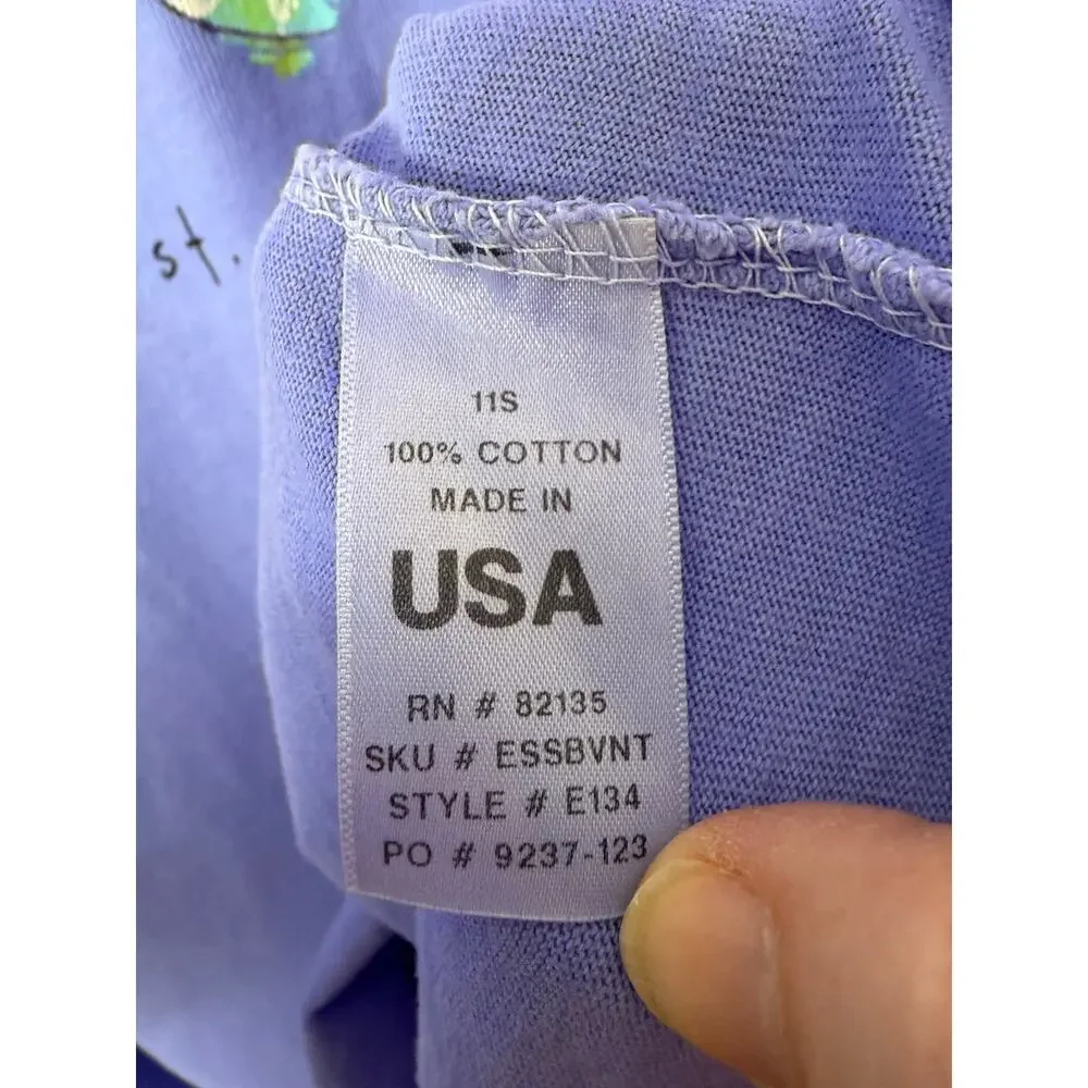 Fresh produce women’s T-shirt V-neck, St. Thomas shells coastal plus size ￼ - Picture 6 of 11